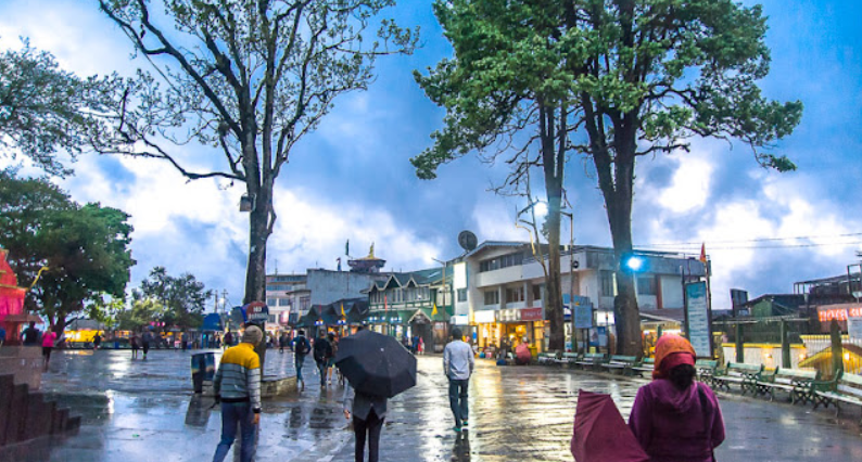 A scenic view of Darjeeling, accessible via our Siliguri car rental service