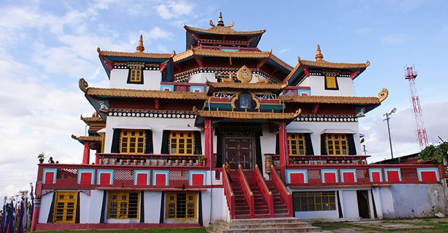 Spectacular view at Durpin Monastery Kalimpong