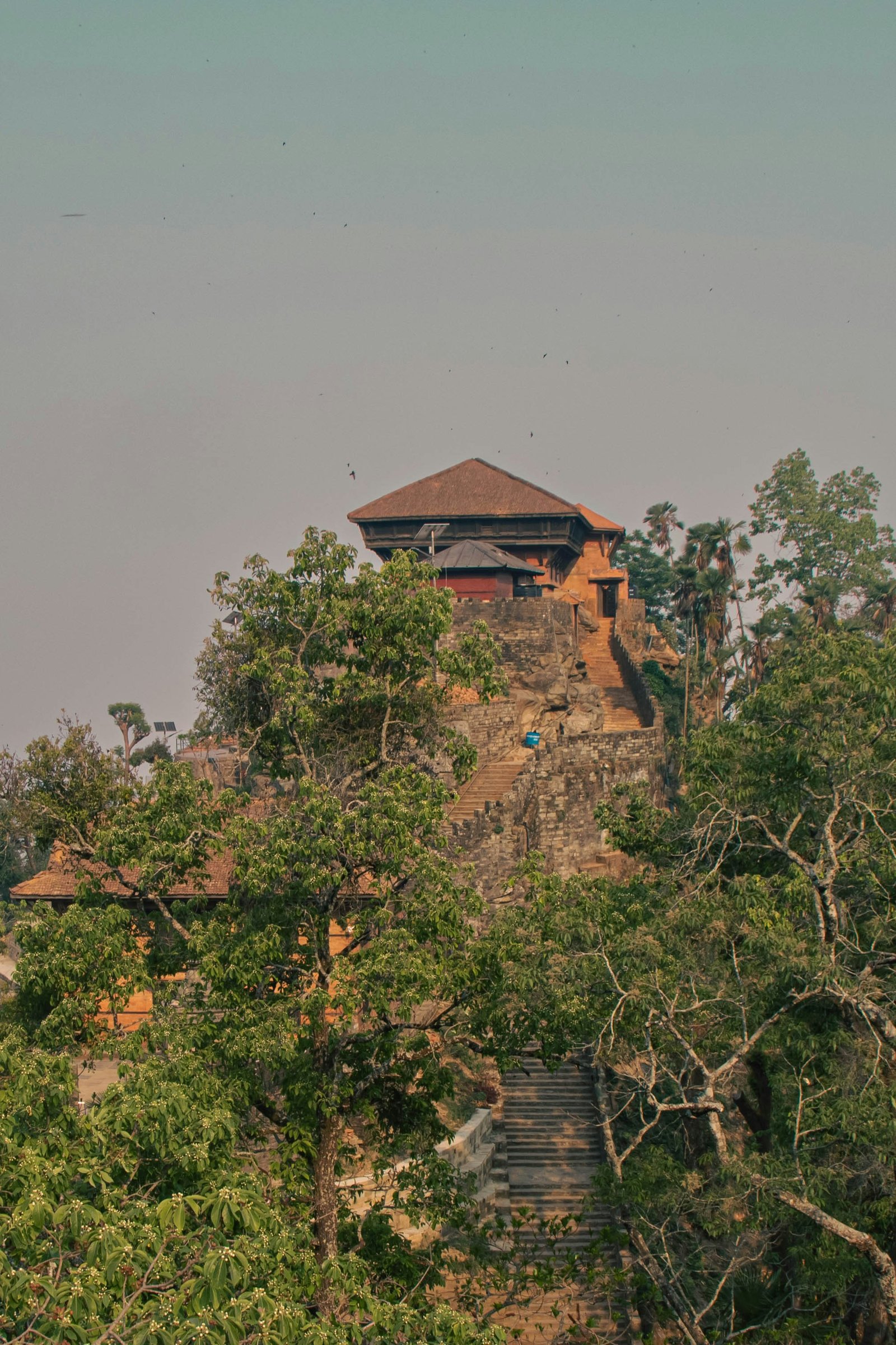 Gorkha historical hilltop palace Nepal