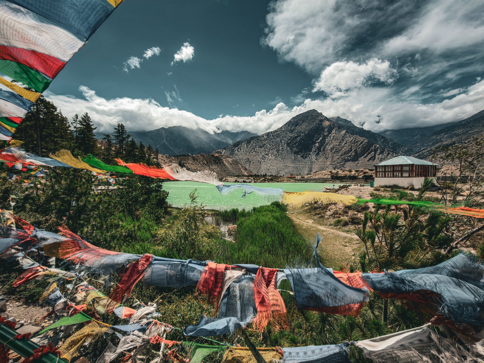 Jomsom town Kali Gandaki valley