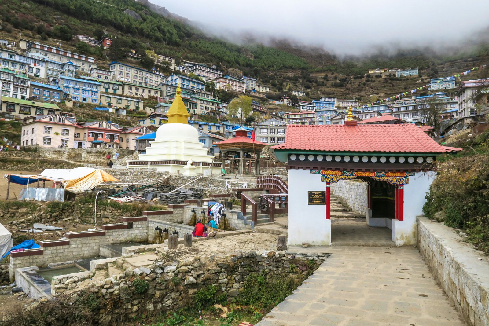 Namche Bazaar mountain town