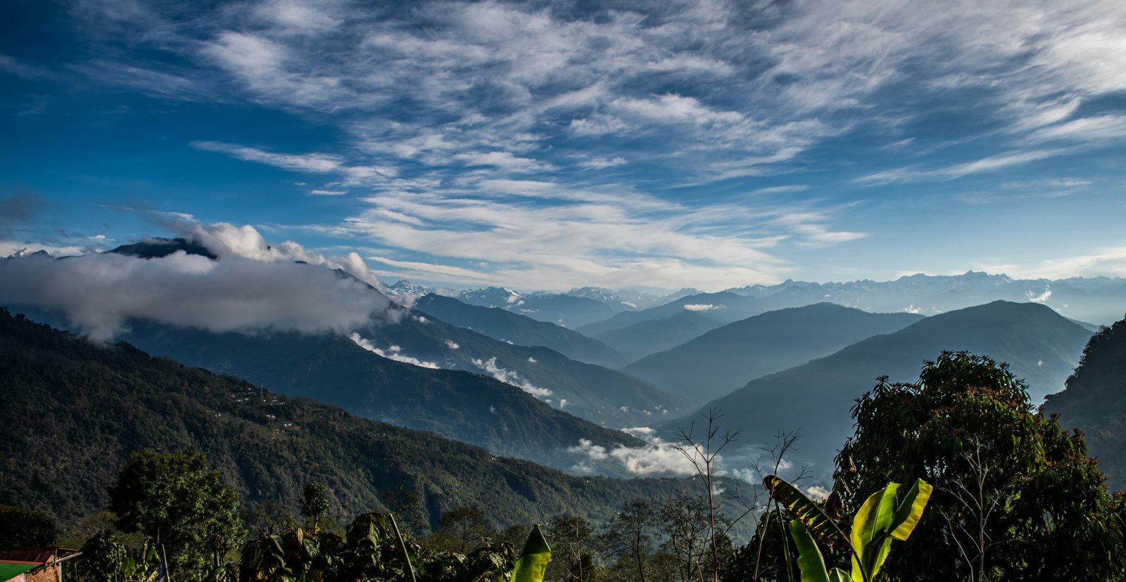 Scenic roads around Ravangla Sikkim